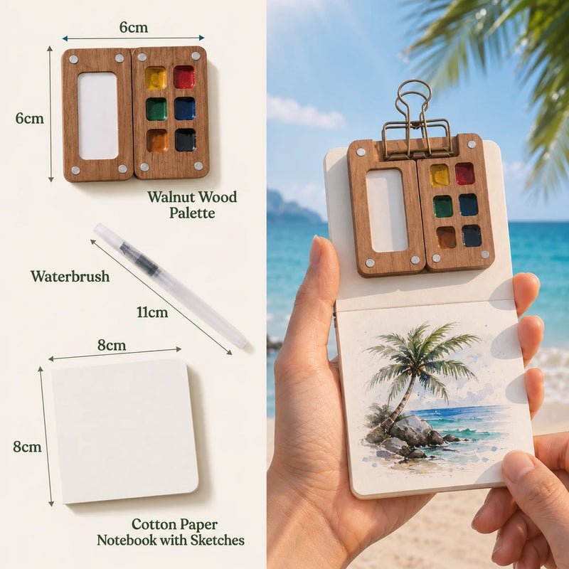 Pocket Palette Mini Watercolor Kit