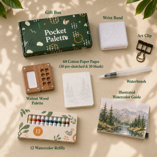 Pocket Palette Mini Watercolor Kit