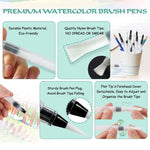 Refillable Watercolor Brush Pen Set