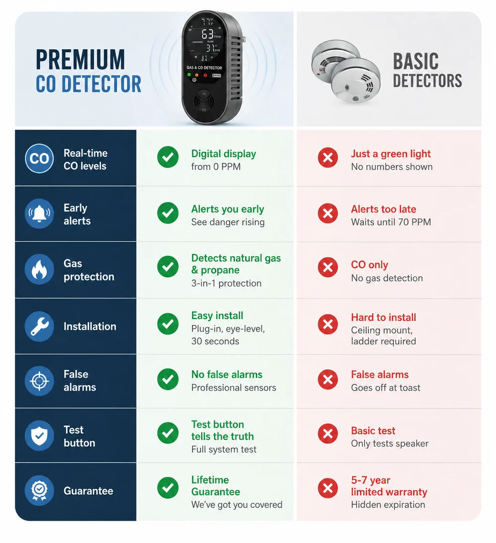 SureGuard Carbon Monoxide Detector