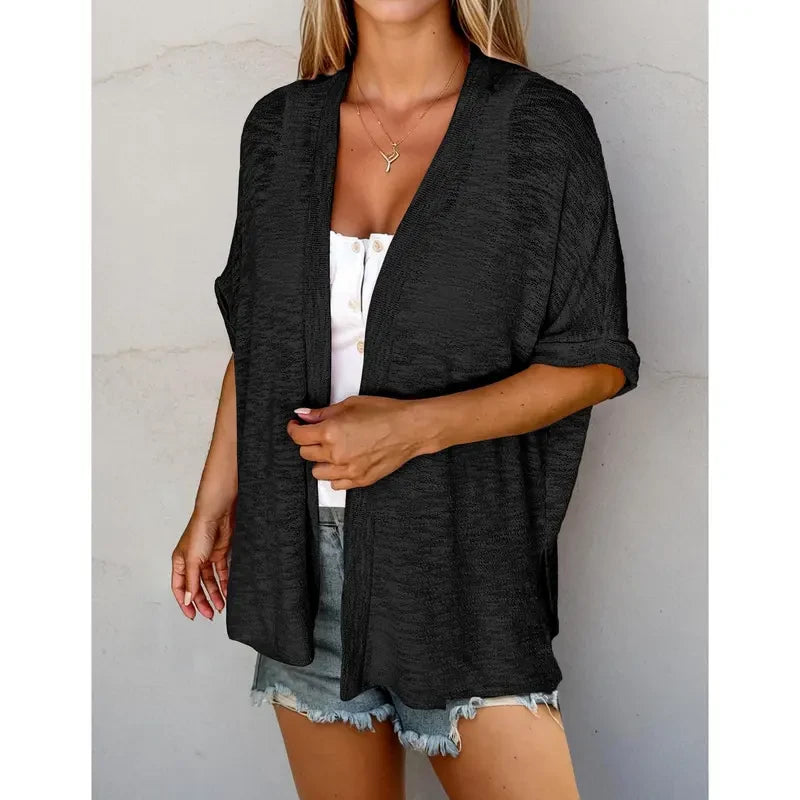Oversized Lightweight Beach Coverup Cardigan