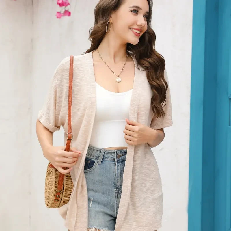 Oversized Lightweight Beach Coverup Cardigan