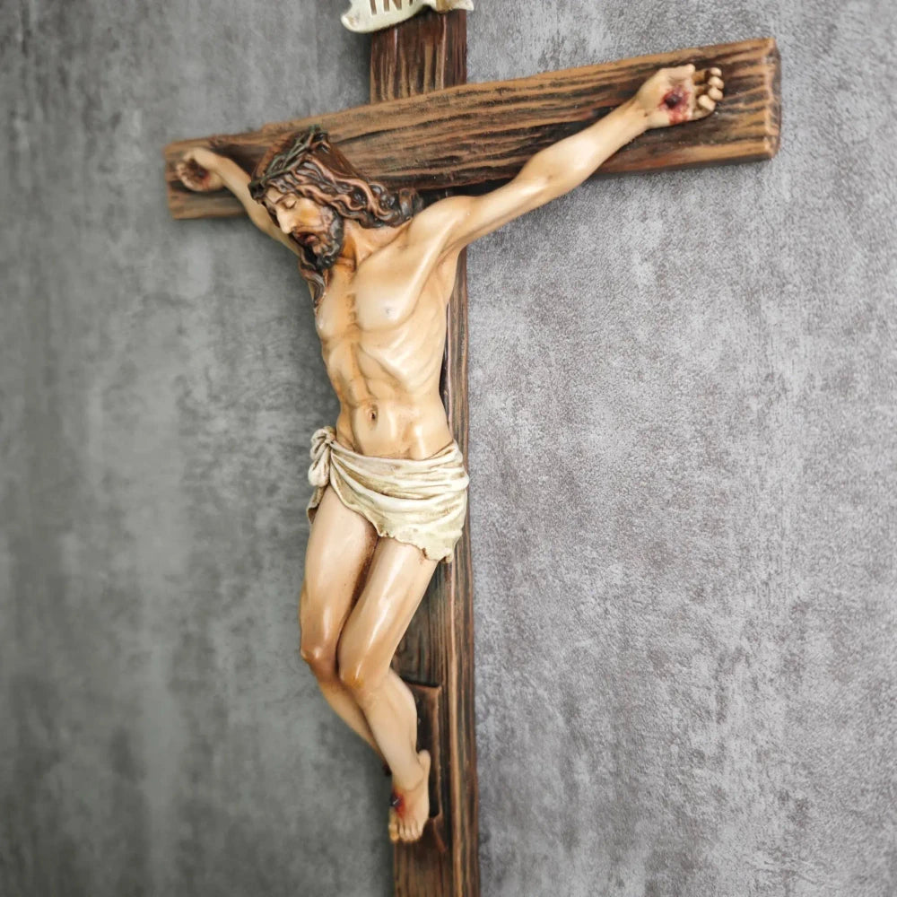 Handmade Renaissance Crucifix Wall Cross