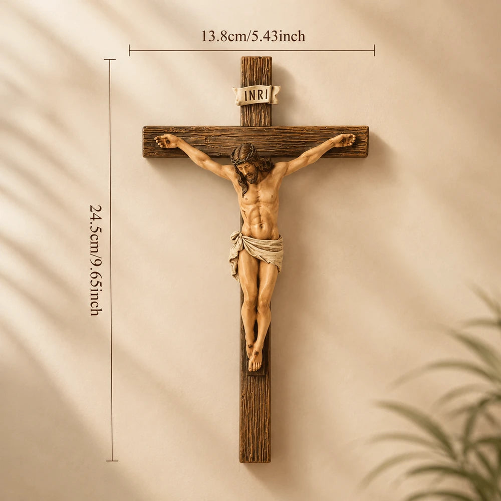 Handmade Renaissance Crucifix Wall Cross
