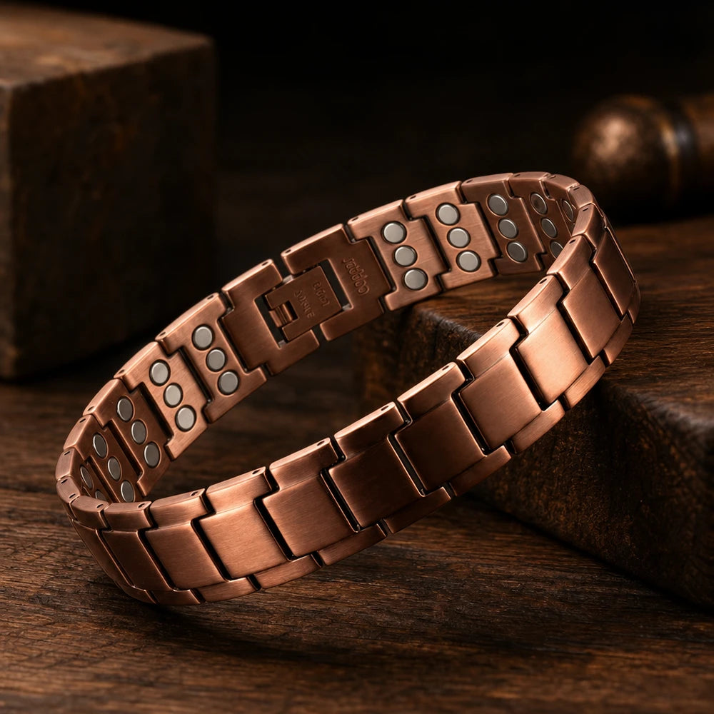 Solid Copper Vitality Bracelet