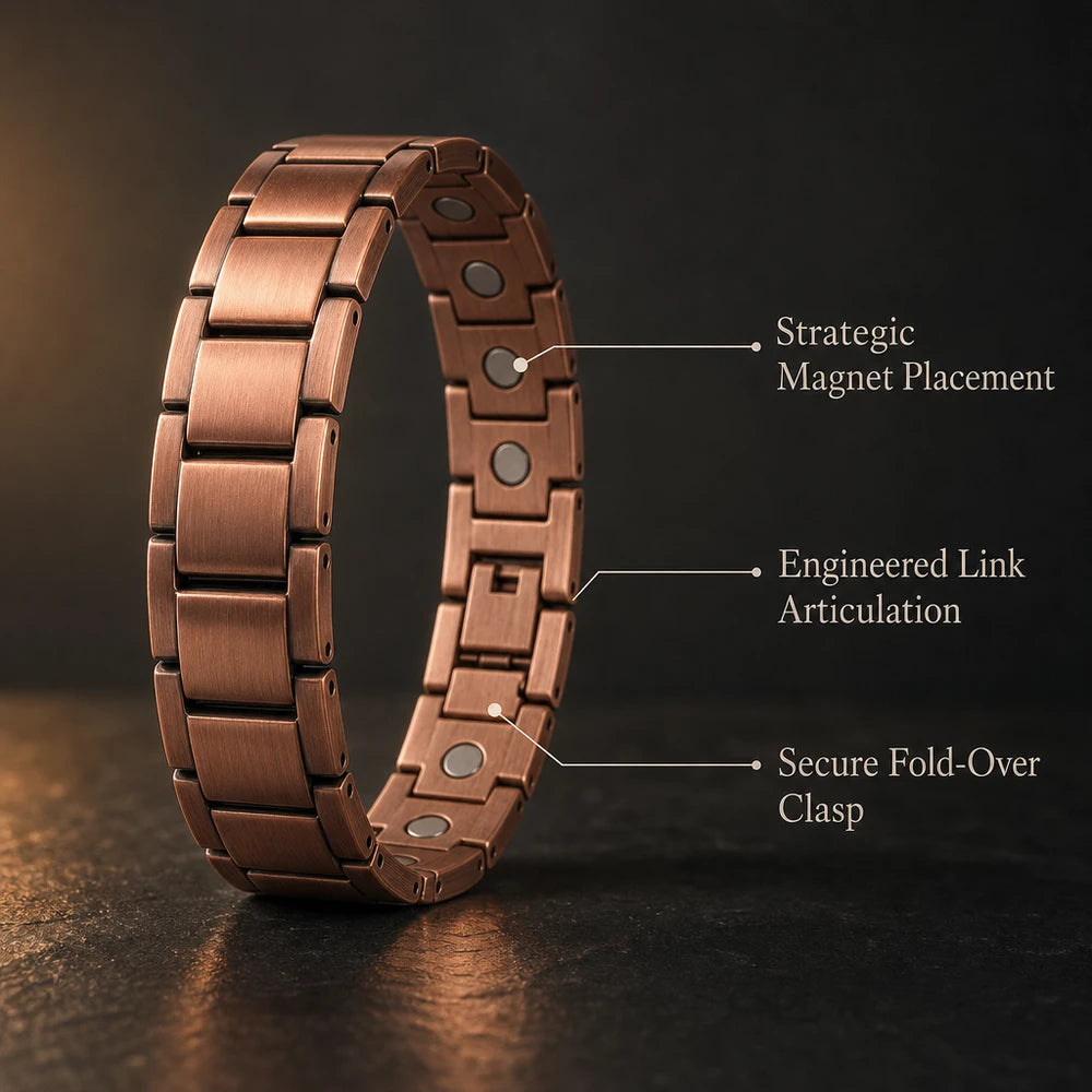 Solid Copper Vitality Bracelet