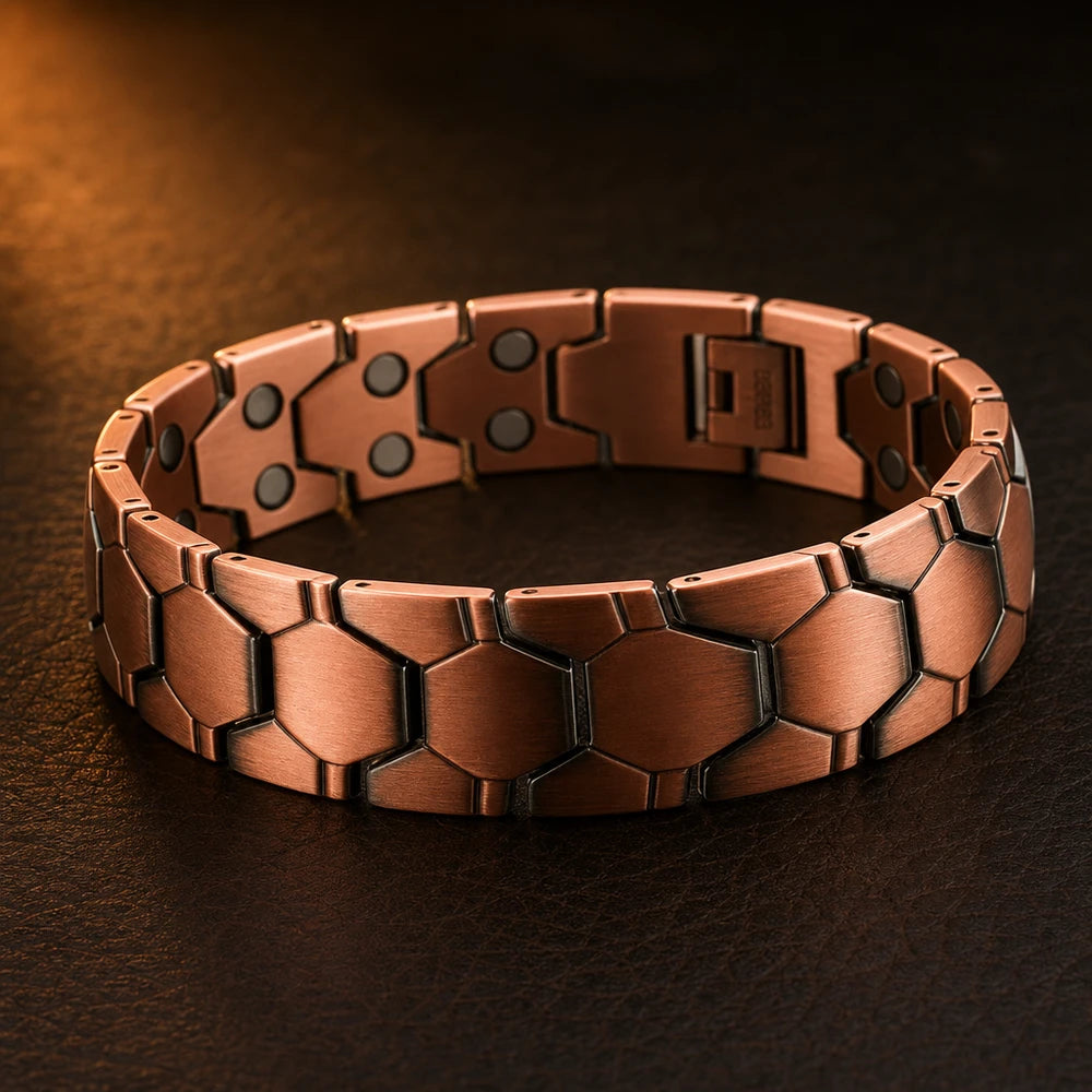 Solid Copper Vitality Bracelet