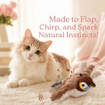 FlappyFeline™ — The Toy That Plays With Your Cat When You Can't