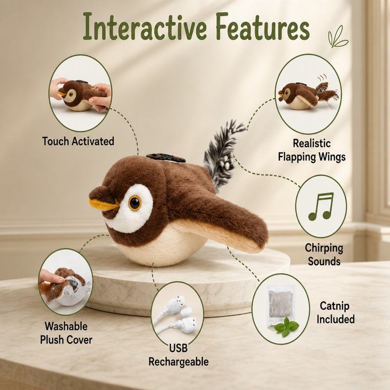 FlappyFeline™ — The Toy That Plays With Your Cat When You Can't