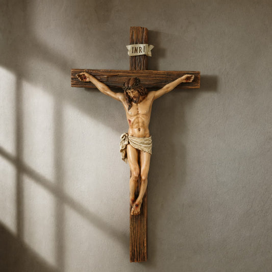 Handmade Renaissance Crucifix Wall Cross
